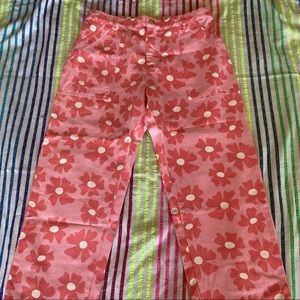 Big Bud Press Limited Edition Lazy Daisy Pink Work Pants XL